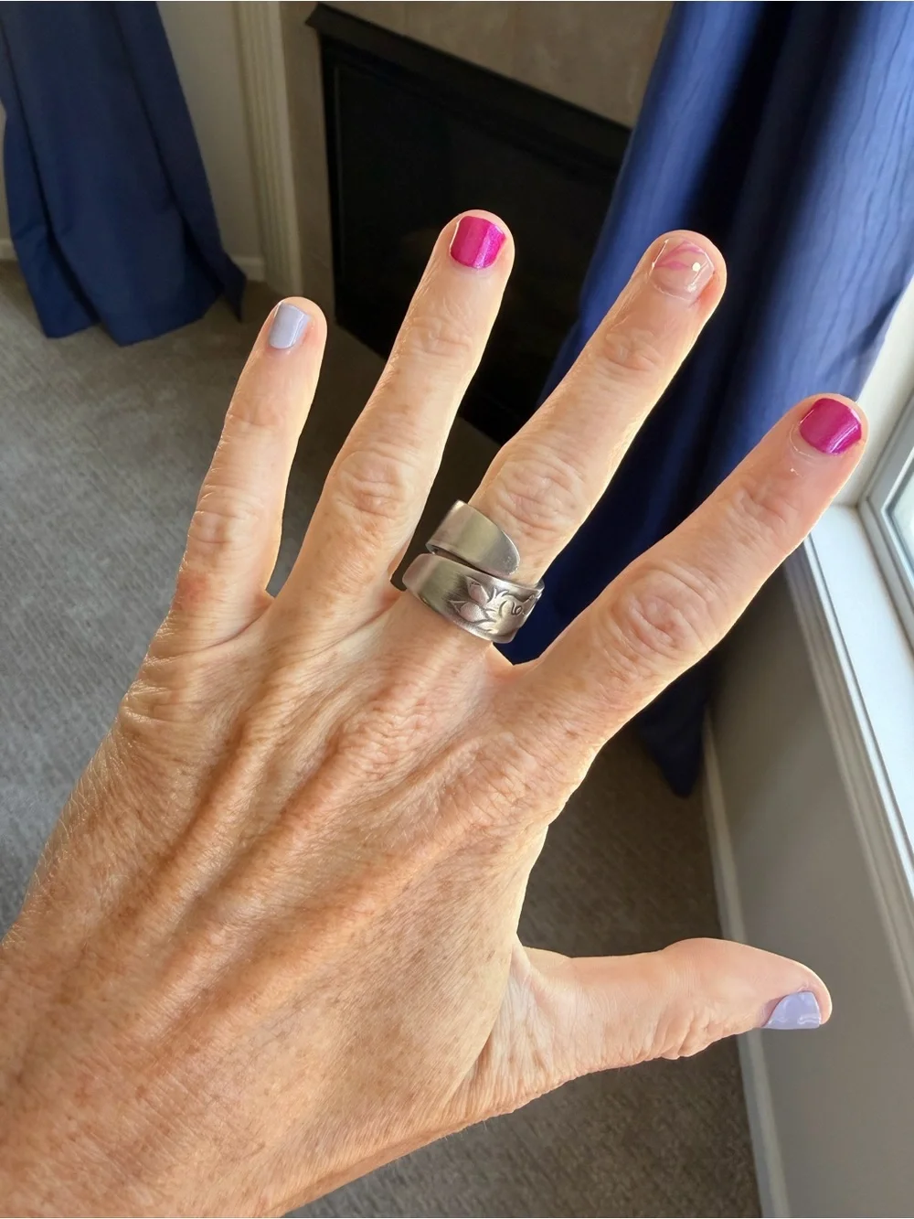Stainless Bambi Spoon Ring